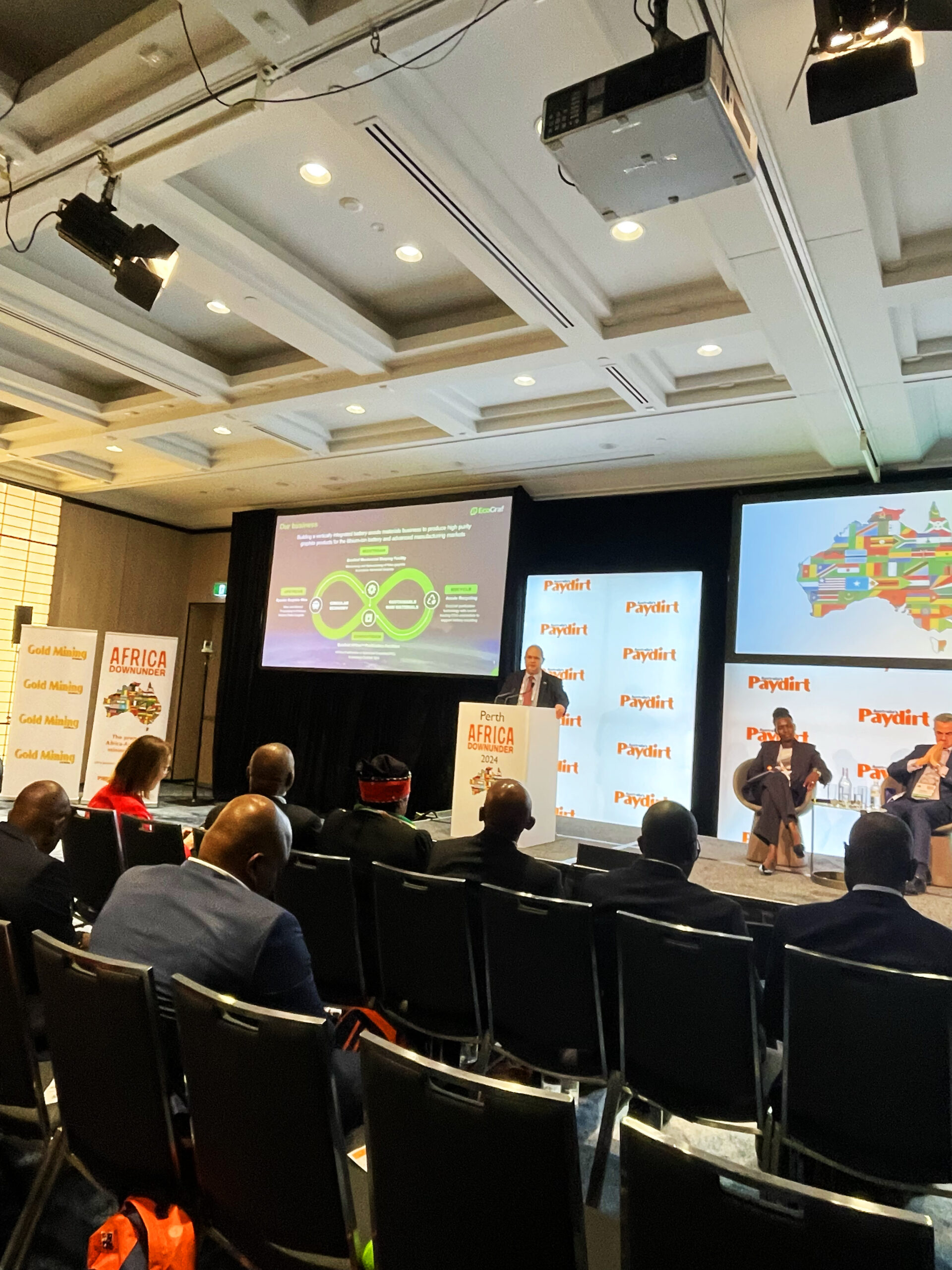 EcoGraf’s Andrew Spinks Präsentation bei PayDirt’s Africa Down Under